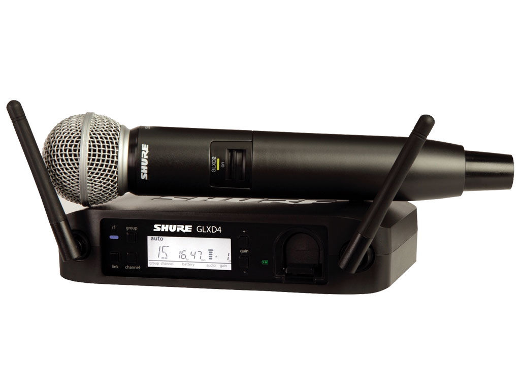 Shure GLXD24E/SM58 Kit radiomicrofono digitale