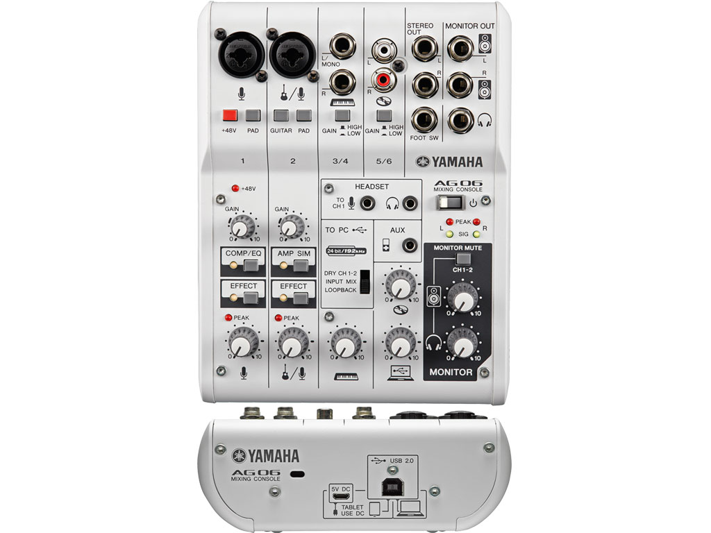 Mixer Interfaccia Audio USB Yamaha AG06