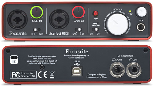 FOCUSRITE SCARLETT 2i2