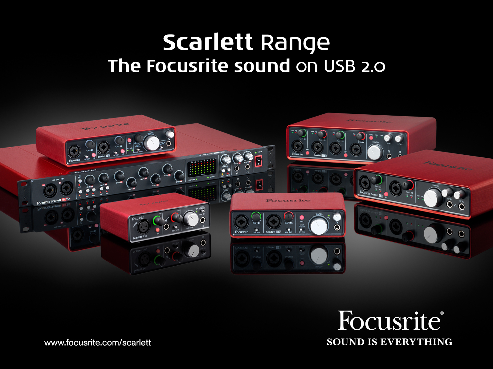 FOCUSRITE SCARLETT SCHEDE AUDIO USB