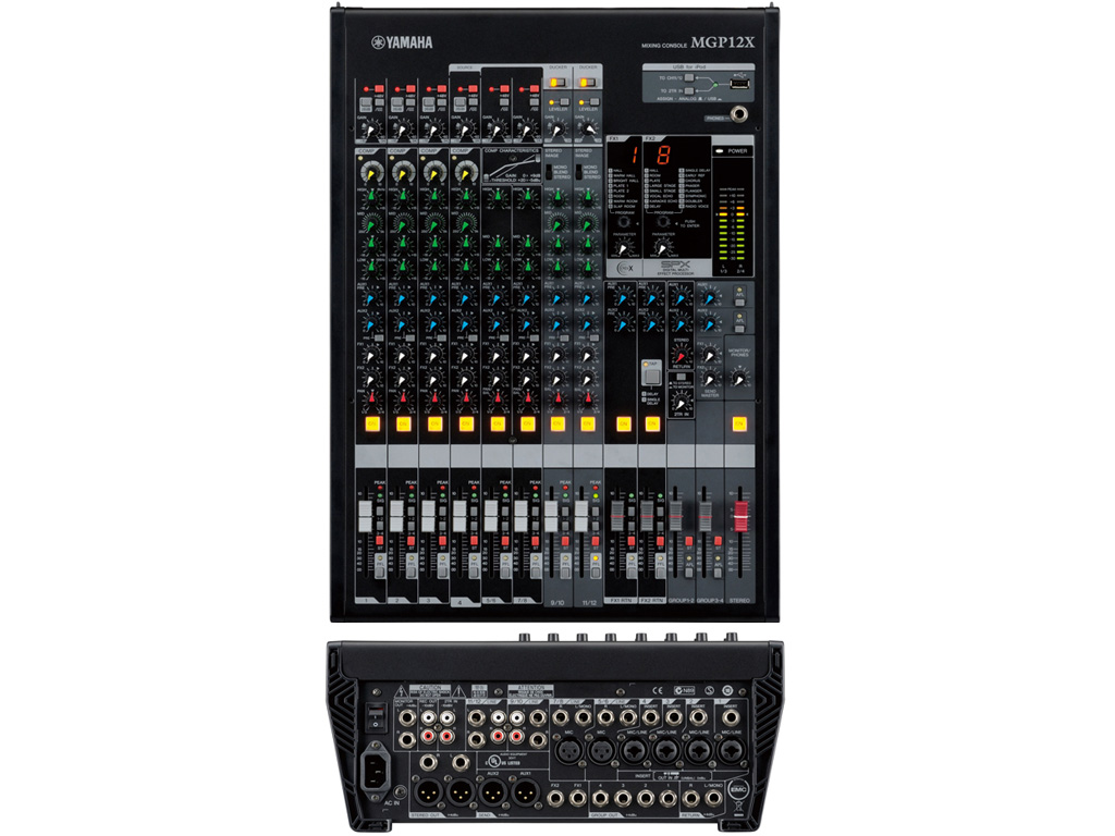 Mixer 12 canali con effetti Yamaha mgp12x